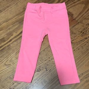 12-18 Months Pink Jeggings